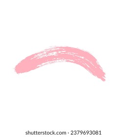 Abstract Pink Ink Brush Stroke. Pink Ink Brush Splash And Oil Stroke