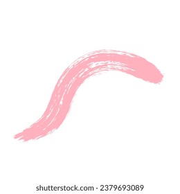 Resumen de la roca de pincel rosado. Desplome De Cepillo De Tinta Rosa Y Aceite