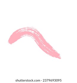 Abstract Pink Ink Brush Stroke. Pink Ink Brush Splash And Oil Stroke