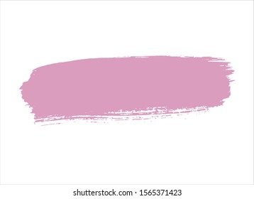 abstract pink ink paint stroke background vector