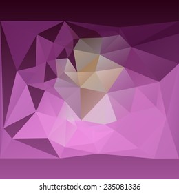 abstract pink lilac background consisting of triangles. Vector illustration