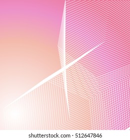 abstract pink line background