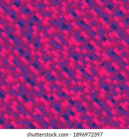 Abstract pink lines brush background with different elements. Retro art deco shine background with diagonal lines