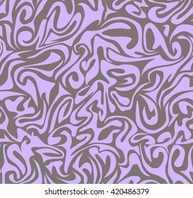 Abstract pink lines on a gray background, a wave, a sea subject