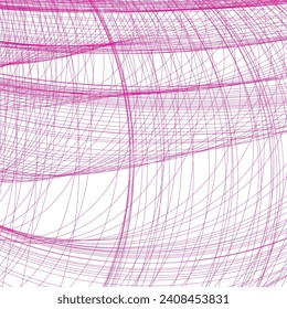 Abstract pink lines on white background background. Web, banner, design, business, cover, digital, template, backdrop. Vector illustration.