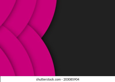 Abstract pink lines and shadows background