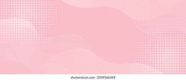 Abstract Pink liquid background. Modern background design. gradient color. Dynamic Waves. Fluid shapes composition. Fit for website.eps10
