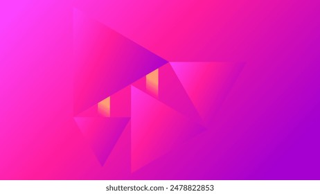 ABSTRACT PINK MAGENTA GRADIENT BACKGROUND SMOOTH LIQUID COLORFUL DESIGN WITH GEOMETRIC SHAPES VECTOR TEMPLATE GOOD FOR MODERN WEBSITE, WALLPAPER, COVER DESIGN 