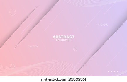 Abstract Pink Minimal geometric background. Modern background design. Dynamic shapes composition. Fit for presentation design. website, basis for banners, wallpapers, posters