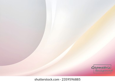 Fondo geométrico de la mezcla rosa abstracta. Composición dinámica de formas. Ilustración vectorial.