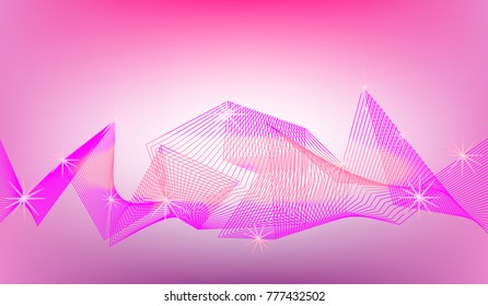 Abstract pink  modern art background
