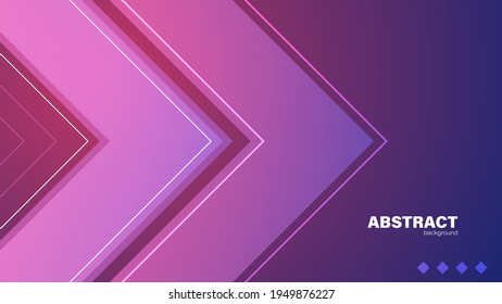 Abstract pink modern background and arrow with copy space, vector.