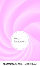 Abstract pink modern Background. Curved dynamic forms. Dynamic Effect. 3d waves