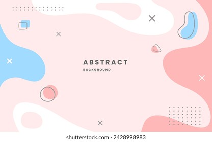 Abstract pink modern elegant design background. Modern gradient abstract geometric shape. Memphis style background. Illustration vector 10 eps.