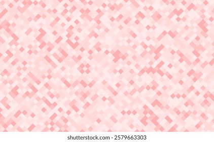 Abstract pink mosaic background, geometric elements