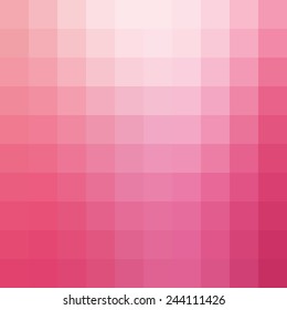 Abstract pink mosaic background - Vector