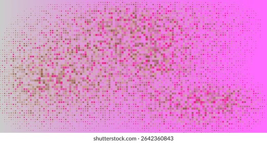 Abstract Pink Mosaic Pattern with Vibrant and Colorful Gradient Artwork