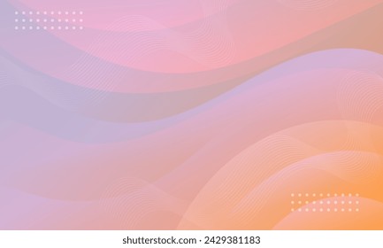 Abstract Pink orange Background with Wavy Shapes. flowing and curvy shapes. This asset is suitable for website backgrounds, flyers, posters, and digital art projects.