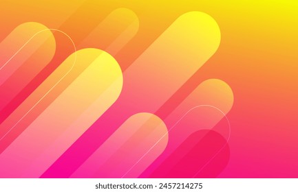 Abstract pink and orange geometric background. Eps10 vector