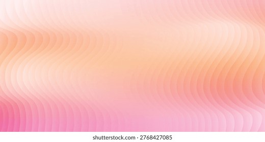 Abstract Pink and Orange Wavy Gradient Background Featuring Dynamic Vertical Sinuous Lines and Sophisticated Textures Ideal for Modern Corporate Web Headers and Professional Digital Art