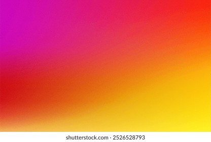 Abstrato laranja rosa e fundo líquido amarelo. Mistura de cores brilhantes do efeito de malha de gradiente. Fluido turvo colorido mistura fluido e grão grunge textura gradação, ruído vetor borrar fundo abstrato