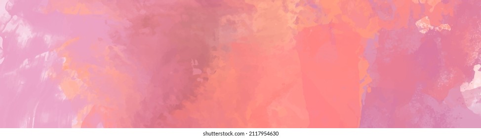 Abstract Pink paint Background. Design banner element. Vector illustration