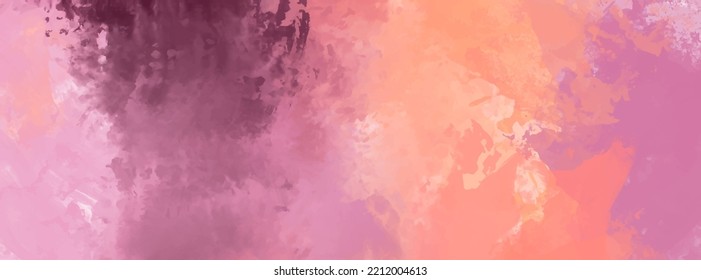 Abstract Pink paint Background. Design banner element. Vector illustration