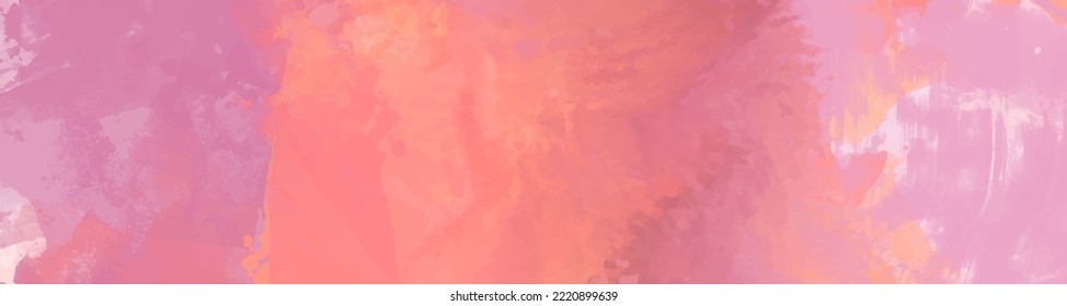 Abstrakter rosafarbener Farbhintergrund. Design-Banner-Element. Vektorgrafik