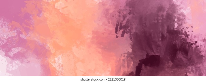 Abstract Pink paint Background. Design banner element. Vector illustration