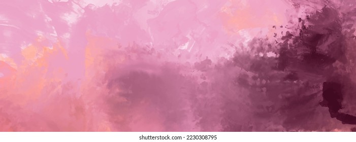 Resumen Fondo de pintura rosada. Diseñar elemento de pancarta. Ilustración del vector