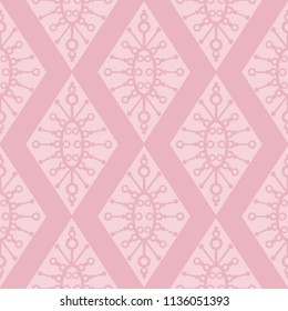 Abstract pink pattern with rhombus shapes. Vector. EPS 8