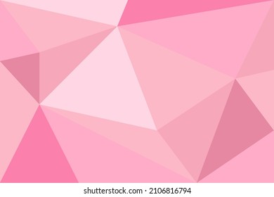Abstract pink Polygon for background