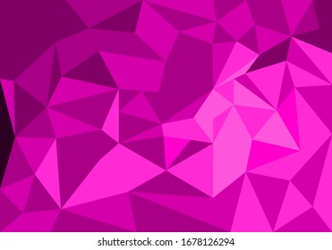 Abstract Pink Polygon Background Graphic Design