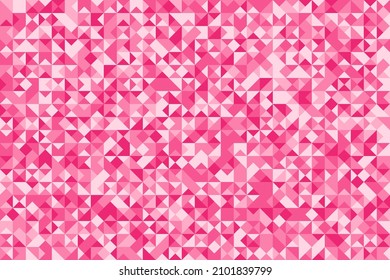 Abstract pink polygon for love valentine tone background