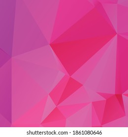 Abstract pink polygon texture background