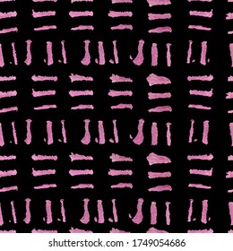 Abstract pink print, seamless background, black and pink print, vector, flat style, gift paper, wrapper, patterns, abstraction, texture, magazine, packaging, postcard, for girls, cosmetics, fashion