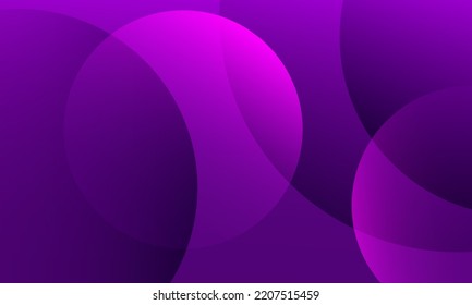 Abstract pink and purple background with circles. Dynamic shapes composition. Vector illustration