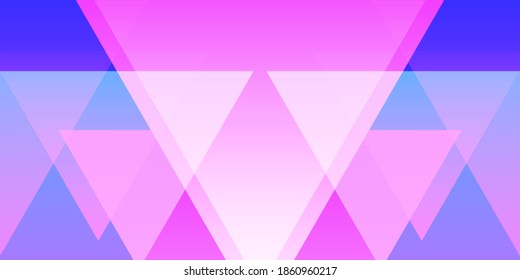 abstraktes rosa, violettes und blaues Hintergrunddreieck mit geometrischen Schichten, geeignet für Ihre Design-Vorlagen wie Hintergründe, Webdesign, Plakate, Banner, Bücher, Illustrationen usw.