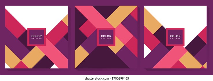 Abstract Pink and Purple Geometric Background