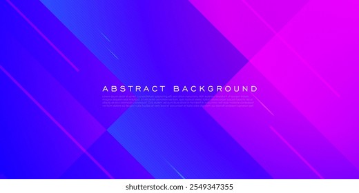 Abstract pink and purple gradient background with shadow and simple overlap square lines. Look 3d with additional lines. Suitable for posters, brochures, and others. Eps10 vector