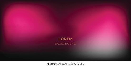 Abstract pink and purple gradient background with soft blur effect, creating a dreamy, modern look. Ideal for elegant design templates. Vector illustration.