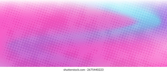 Abstract Pink and Purple Gradient Background With Dotted Texture and Vibrant Tones