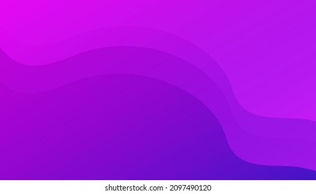Abstract pink and purple gradient color curve background. background bright colors and dynamic shape compositions. Vector illustrations 