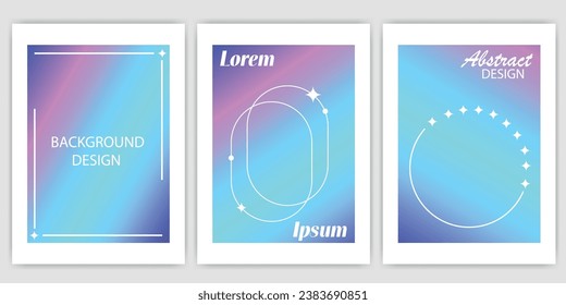 Abstract pink and purple gradient fluid liquid cover template. Gradient holographic background vector with pastel colors, line, sparkle. Y2k trendy design for social media, cards, banner,  flyer. 