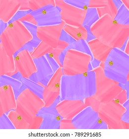 Abstract pink and purple hand drawing brush strokes background. Hand painted grange texture Ink elements. For posters, placards, banners, covers, card
