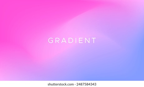 Abstract pink and purple mesh gradient background. Smooth backdrop vivid color. Modern design template for flyer, poster, website, cover, etc