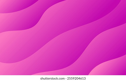 abstract pink purple stripes lines wave curves smooth gradient background