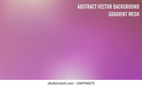 Abstract pink and purple vector background, color mesh gradient, wallpaper for you project