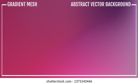 Abstract pink and purple vector background, color mesh gradient, wallpaper for you project