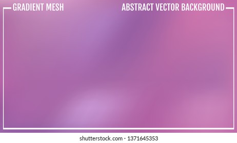 Abstract pink and purple vector background, color mesh gradient, wallpaper for you project